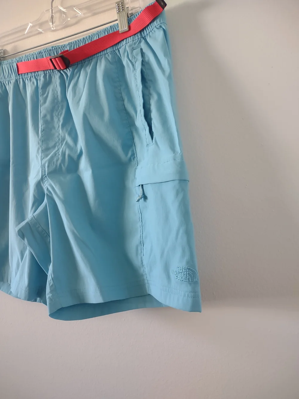 The North Face Light Blue Class V Belted Shorts Men's XL